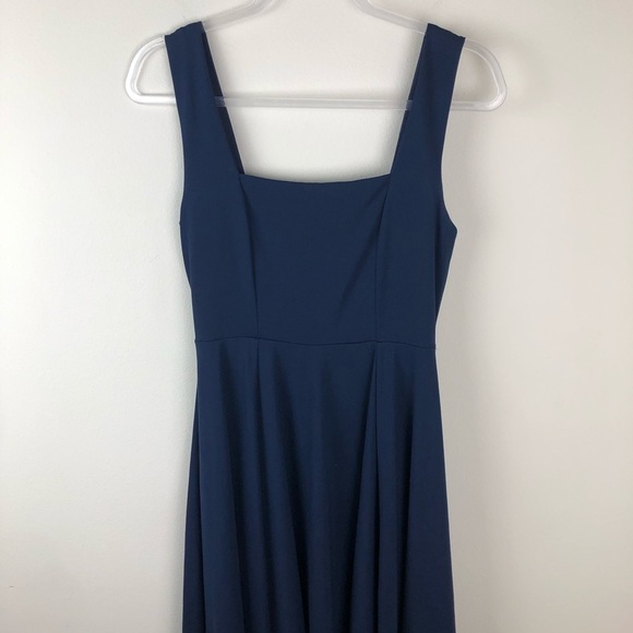 Lulu’s- Navy square neck skater style dress size M - Picture 2 of 12